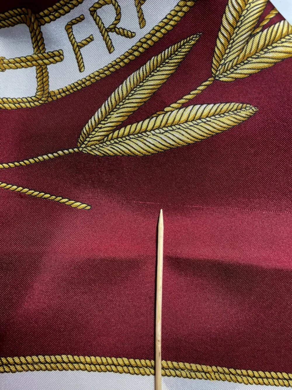 Vintage LONGCHAMP Silk Equestrian Scarf